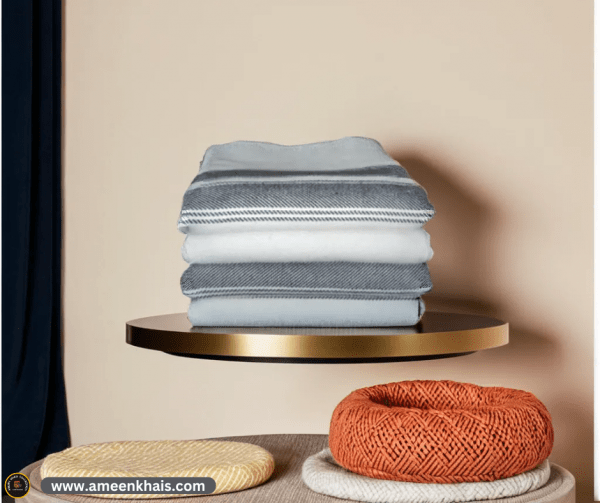 Pure White Comfort: Luxurious 2 Pieces Premium Dohar Collection (56x112 inches) by Ameen Khais