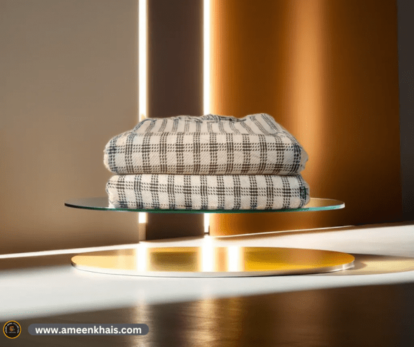 Handmade 2 Pcs Pure Cotton Kilabandi Design king Size khais(throw) Blanket, 115×54inch Multiple Colours