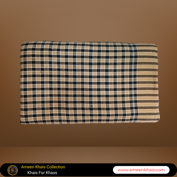 2 Piece Pashmina Wool Khais – Handcrafted Throw Blanket 60 x 120 Inches